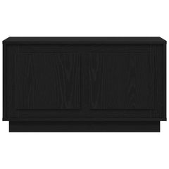 vidaXL TV Cabinet 80 x 35 x 45 cm Black oak Engineered wood 6