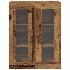 vidaXL Wall Cabinet Old Wood 69.5 x 34 x 90 cm Engineered Wood 6