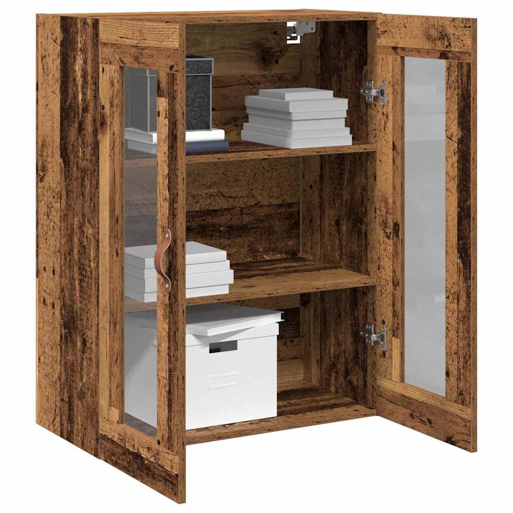 vidaXL Wall Cabinet Old Wood 69.5 x 34 x 90 cm Engineered Wood 3