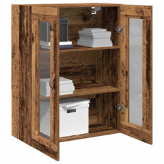 vidaXL Wall Cabinet Old Wood 69.5 x 34 x 90 cm Engineered Wood 3