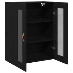 vidaXL Wall Cabinet Black Oak 69.5 x 34 x 90 cm Engineered Wood 3
