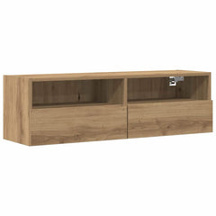 vidaXL TV Wall Cabinet 100 x 30 x 30 cm Artisan oak Engineered Wood 2
