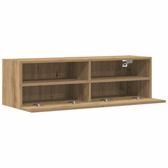 vidaXL TV Wall Cabinet 100 x 30 x 30 cm Artisan oak Engineered Wood 5