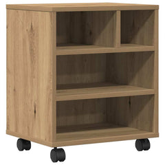 vidaXL Printer Stand Artisan Oak 41 x 32 x 48 cm Engineered Wood 2