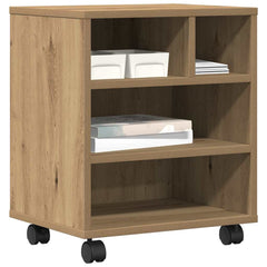 vidaXL Printer Stand Artisan Oak 41 x 32 x 48 cm Engineered Wood 3