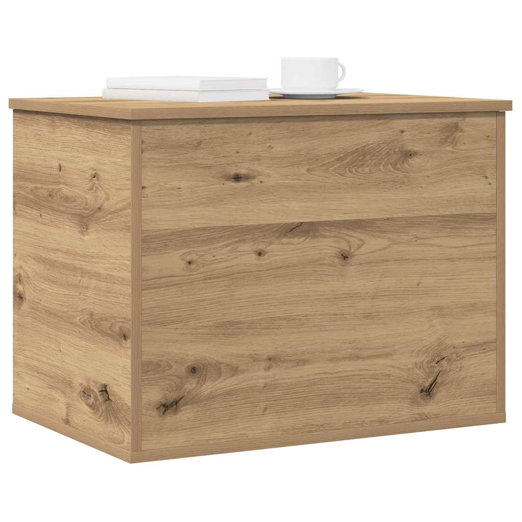 vidaXL Storage Box Artisan oak 60 x 42 x 46 cm Engineered Wood 3