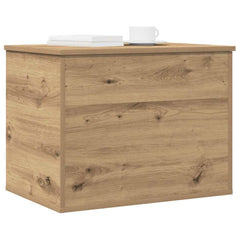 vidaXL Storage Box Artisan oak 60 x 42 x 46 cm Engineered Wood 3