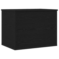 vidaXL Storage Box Black oak 60 x 42 x 46 cm Engineered Wood 2