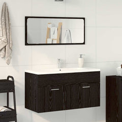vidaXL 2 Piece Bathroom Furniture Set Engineered Wood