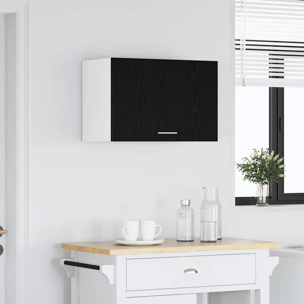 vidaXL Hanging Cabinet Lyon Black Oak 60 x 31 x 40 cm Engineered Wood 4