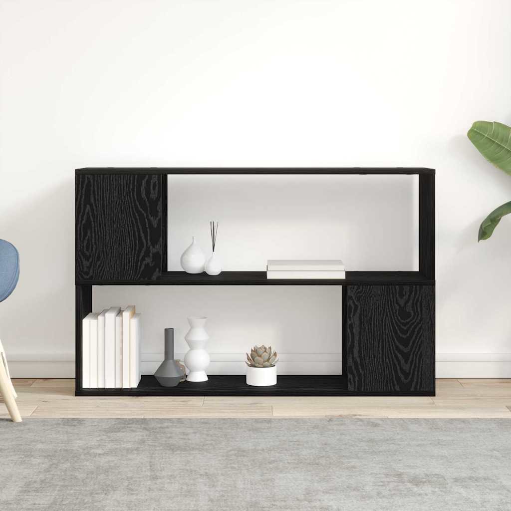 vidaXL TV Cabinet Set 100 x 24 x 63 cm Black Engineered Wood 4