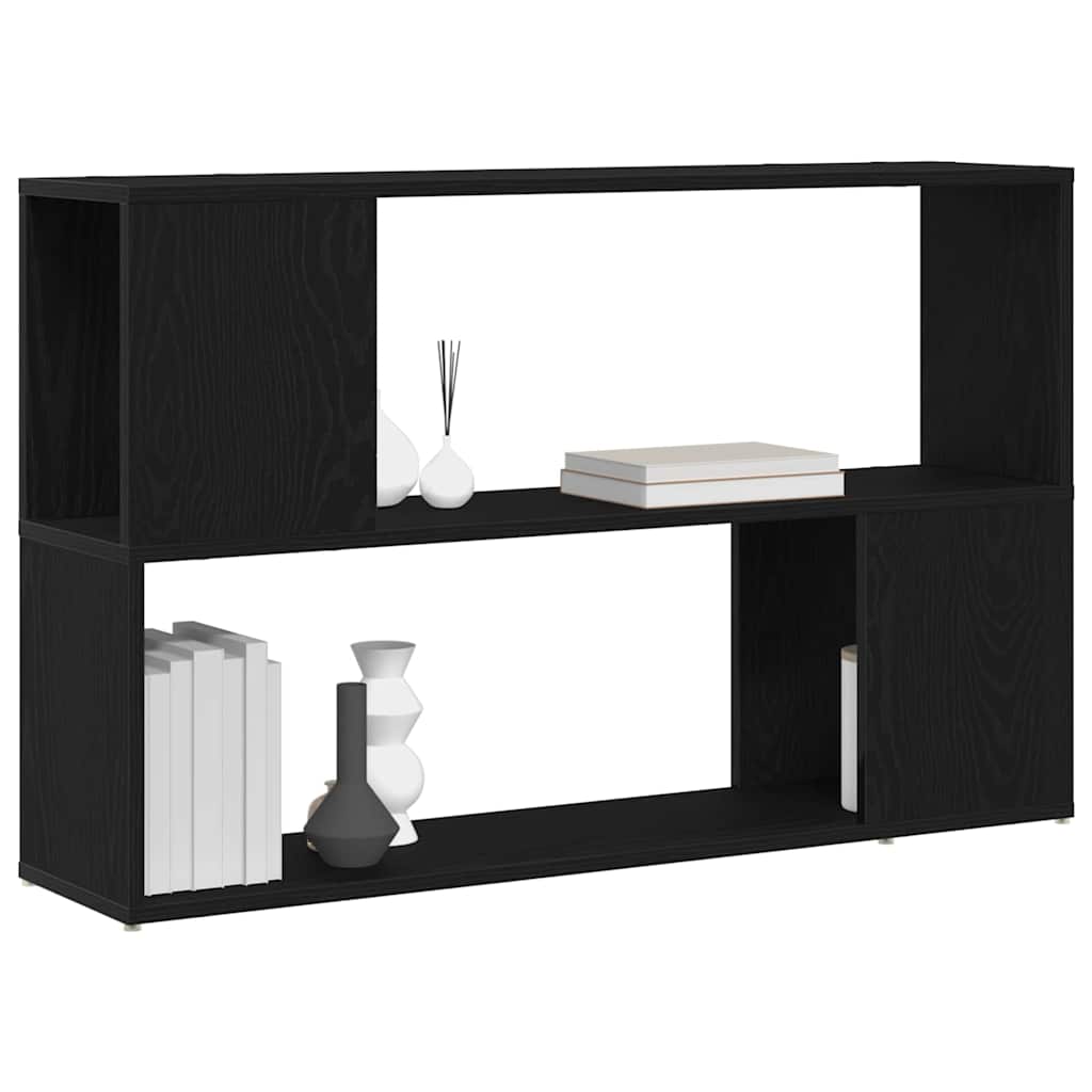 vidaXL TV Cabinet Set 100 x 24 x 63 cm Black Engineered Wood 3
