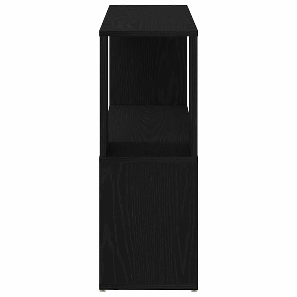 vidaXL TV Cabinet Set 100 x 24 x 63 cm Black Engineered Wood 6
