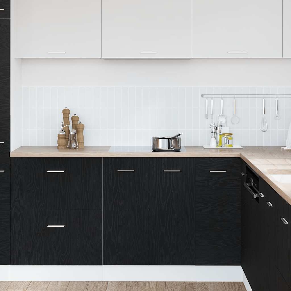 vidaXL Bottom Cabinet Black Oak 60x46x81.5 cm Engineered Wood 3