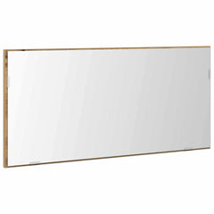vidaXL Mirror Artisan oak 80 x 37 cm Glass and Engineered Wood 2
