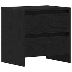 vidaXL Bedside Cabinet 2 pcs Black Oak 45 x 34 x 44.5 cm 6