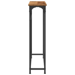 vidaXL Console Table Old Wood 75 x 19.5 x 75 cm Engineered Wood 6
