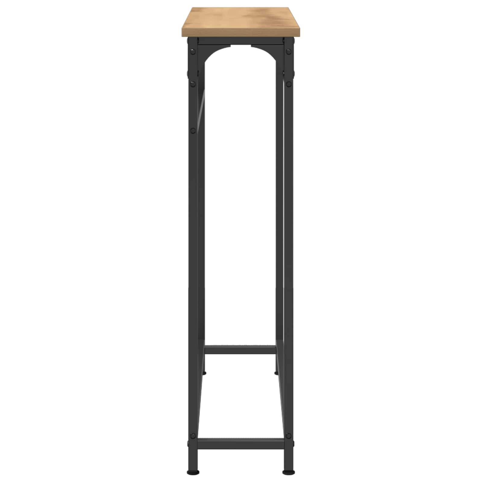 vidaXL Console Table Artisan Oak 75 x 19.5 x 75 cm Engineered Wood 6