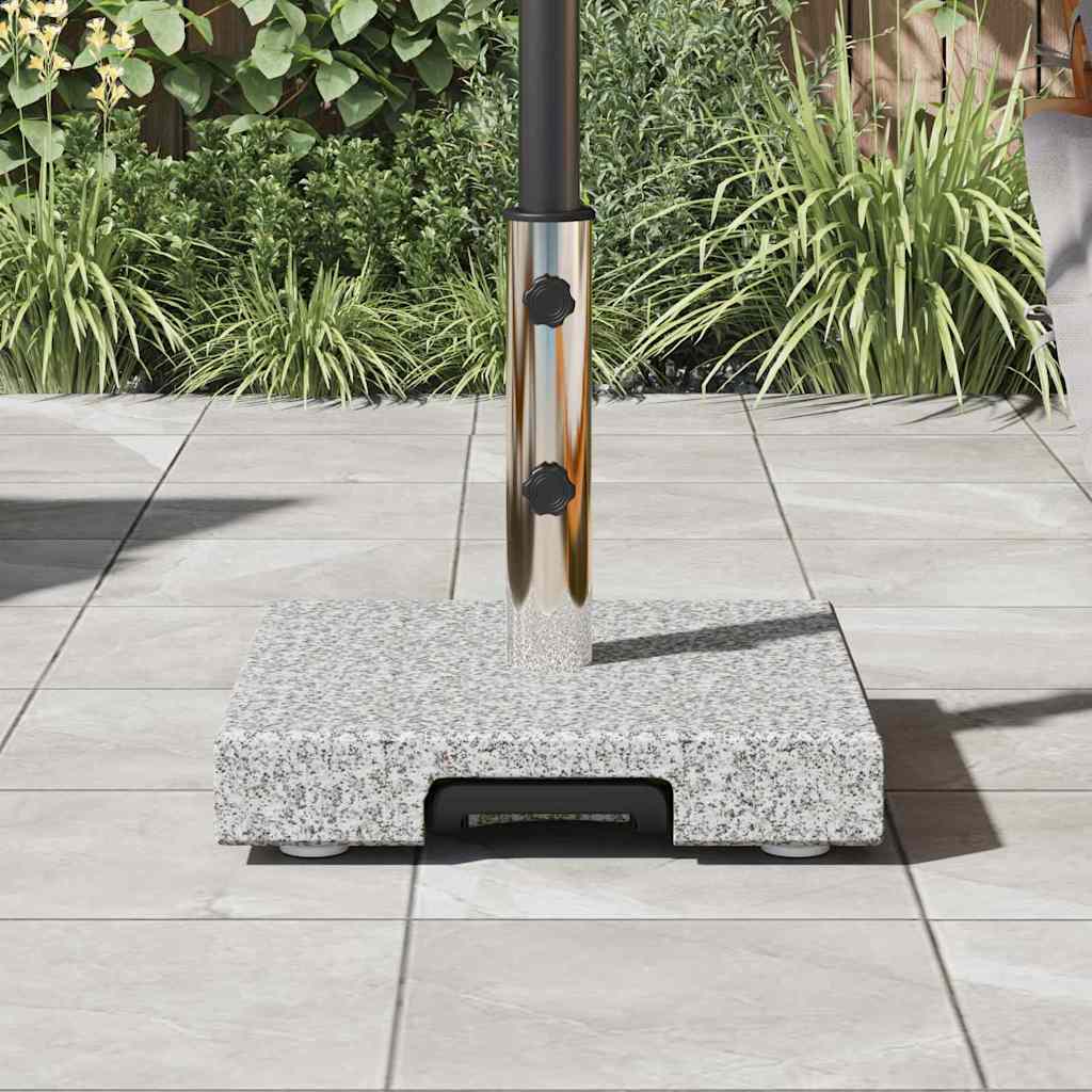 vidaXL Parasol Base Grey 41 x 41 x 37 cm Granite 4
