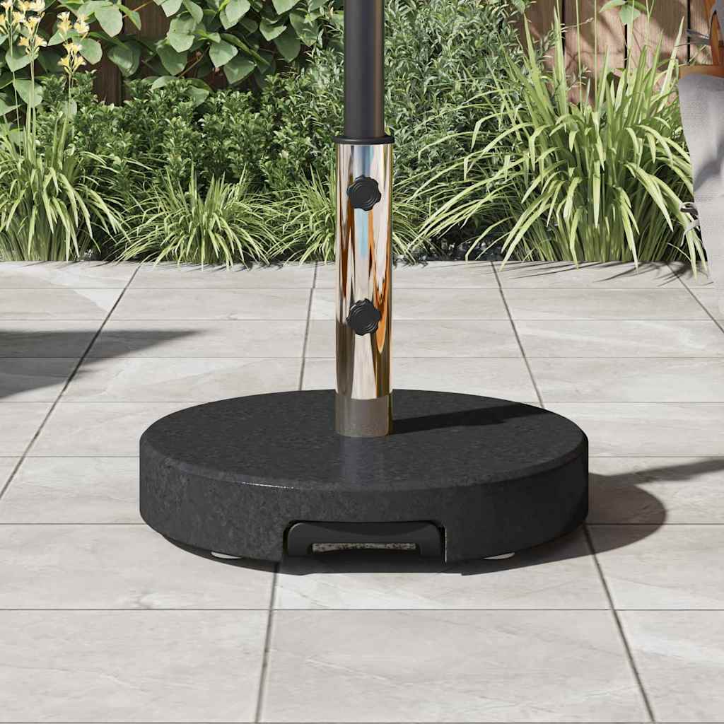 vidaXL Parasol Base Black Ø 45 x 37.5 cm Granite 4