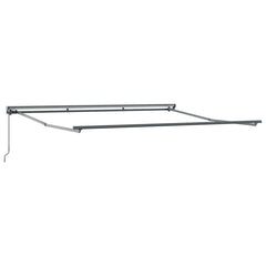 Manual Awning Frame Anthracite 4 m 3 m