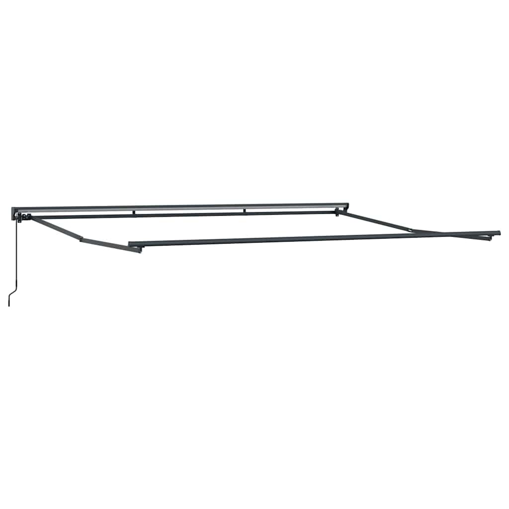 vidaXL Awning Frame Manual Adjustable Anthracite 4.5 x 3 m Steel 2