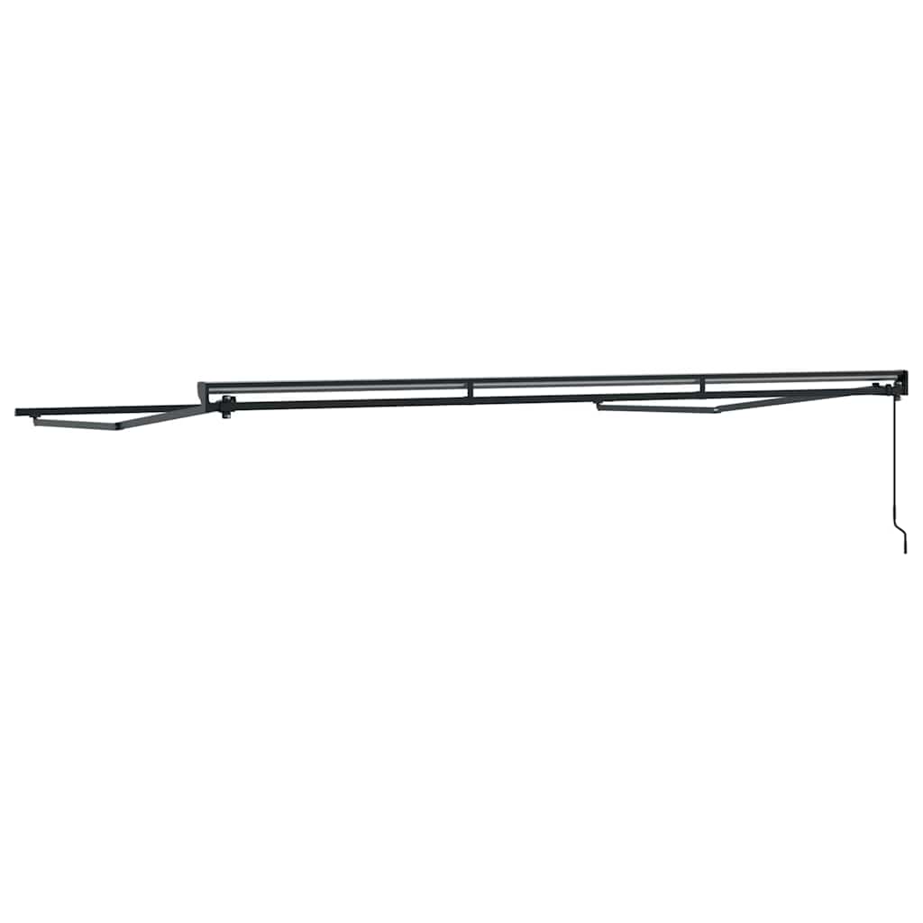 vidaXL Awning Frame Manual Adjustable Anthracite 4.5 x 3 m Steel 6