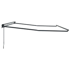 vidaXL Awning Frame Manual Adjustable Anthracite 4.5 x 3 m Steel 5