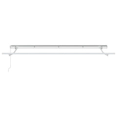 vidaXL Awning Frame White 4 x 2 m Metal 4