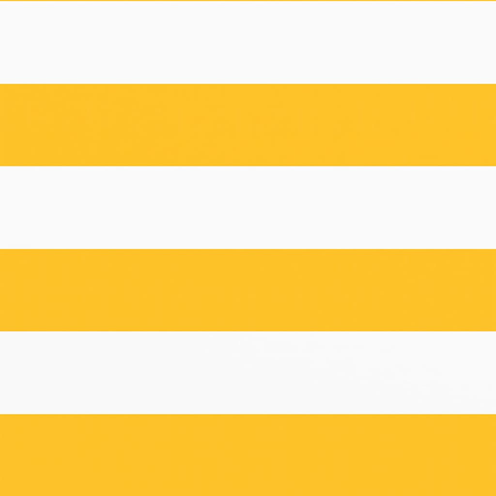 vidaXL Balcony Screen Yellow and White Stripe 75x1000 cm 5