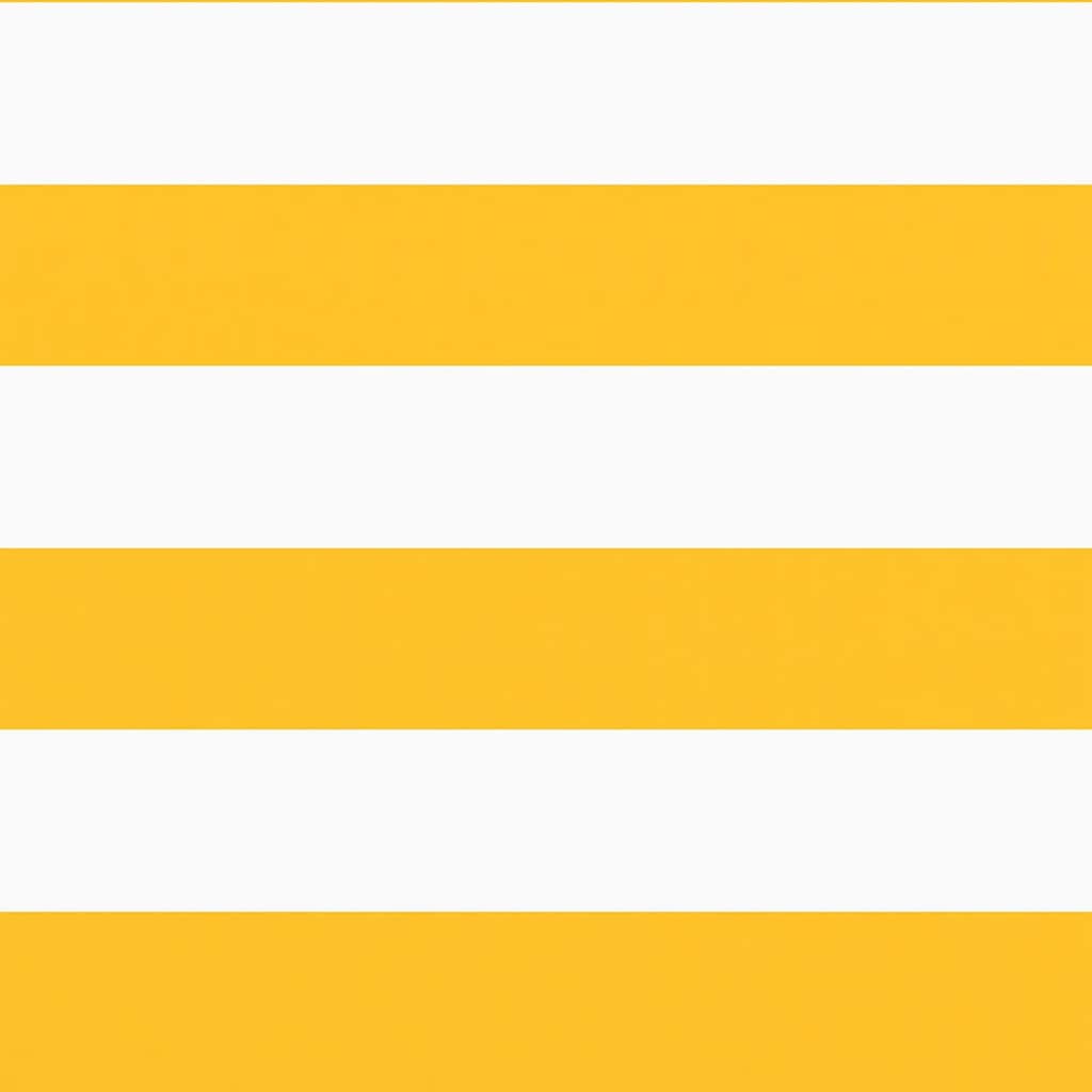 vidaXL Balcony Screen Yellow and White Stripe 120x700 cm 5