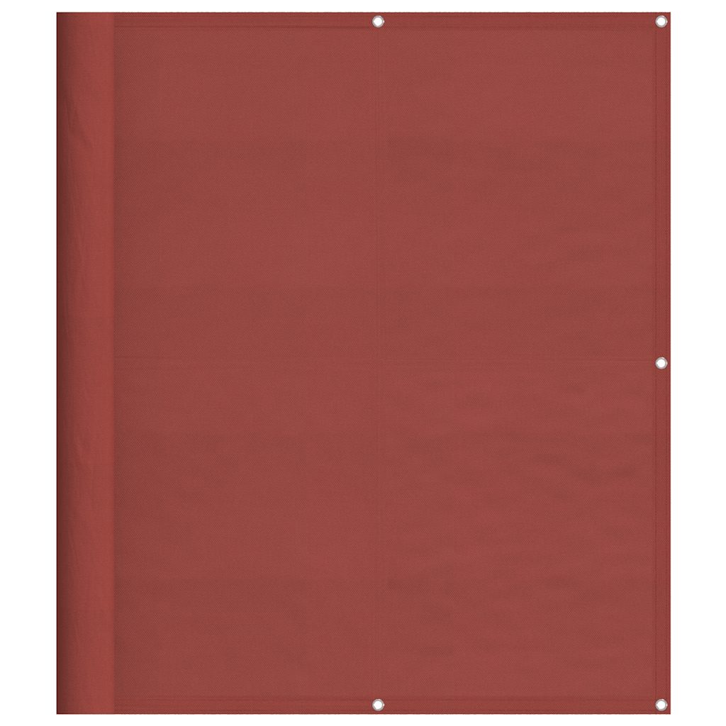 vidaXL Balcony Screen Terracotta 120x700 cm 100% Polyester Oxford 2