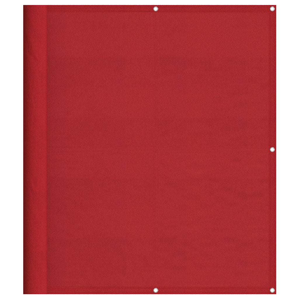vidaXL Balcony Screen Red 120x800 cm 100% Polyester Oxford 2