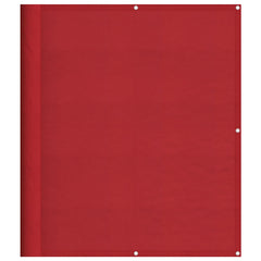 vidaXL Balcony Screen Red 120x800 cm 100% Polyester Oxford 2