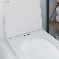 vidaXL Toilet Seat White 47 x 36 x 3.4 cm Duroplast 4