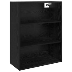 Highboard 69.5 x 34 x 180 cm Engineered Wood Black Oak 2 doors