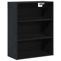 vidaXL Highboard 2 pcs Black Oak 69.5 x 34 x 180 cm 4