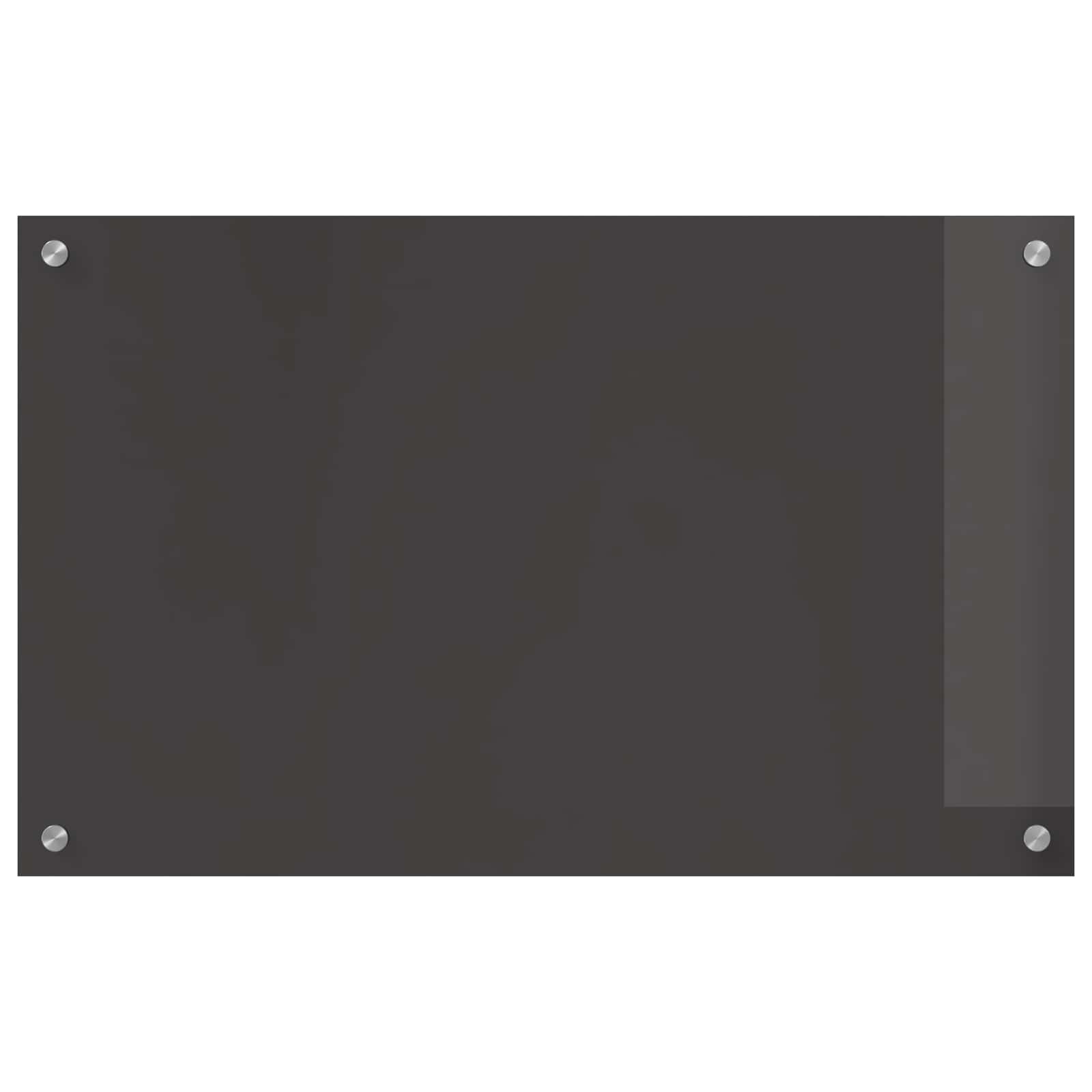 vidaXL Kitchen Backsplash Dark Grey 80 x 50 cm Tempered Glass 2
