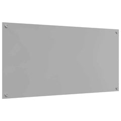 vidaXL Kitchen Backsplash Light Grey 120 x 60 cm Tempered Glass 6