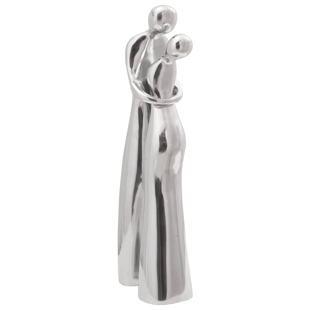 vidaXL Sculpture Silver 10 x 16 x 49 cm Aluminium 3