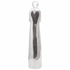 vidaXL Sculpture Silver 10 x 16 x 49 cm Aluminium 4