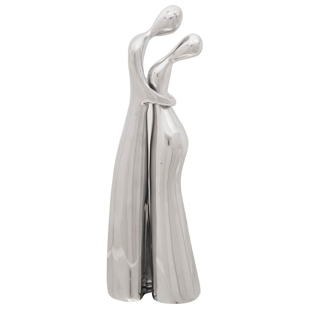 vidaXL Sculpture Silver 10 x 16 x 49 cm Aluminium 6