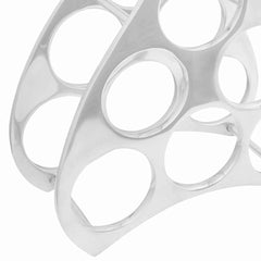 vidaXL Wine Rack Aluminium Silver 5