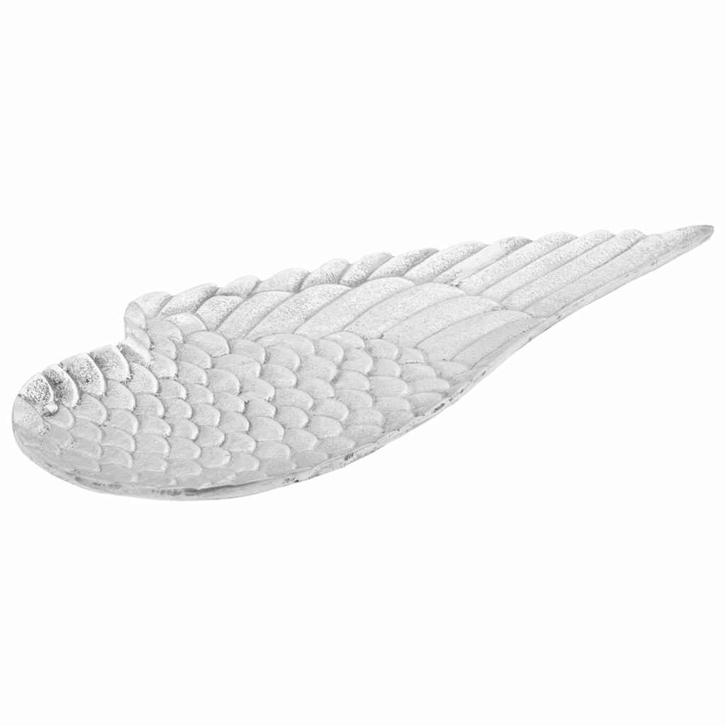 vidaXL Fruit Basket 2 pcs Silver 40 x 18 x 2.5 cm Aluminium 1
