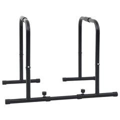 vidaXL Dip Bar Manual Black 116 x 66 x 74.5 cm Powder-Coated Steel 2
