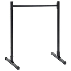 vidaXL Dip Station 2 pcs Black 55 x 90 x 104.5 cm Powder-Coated Steel 2