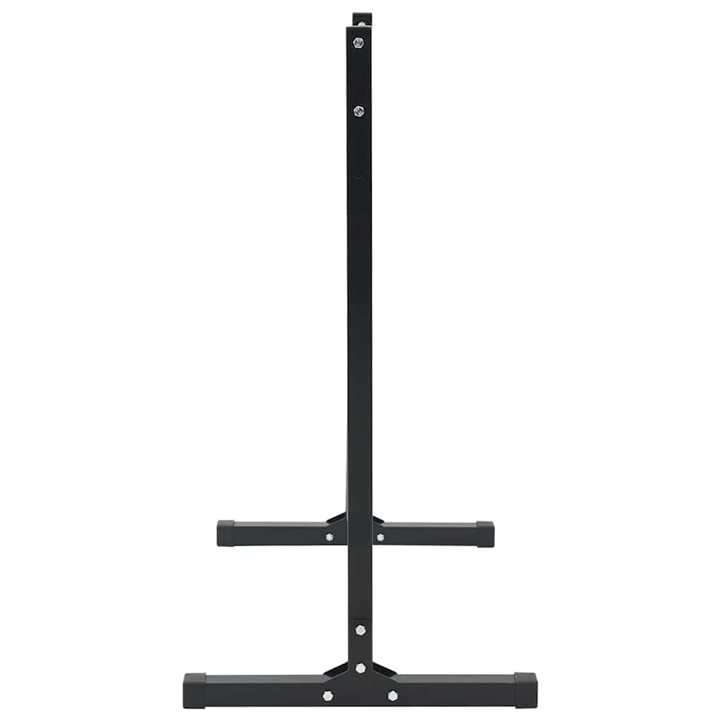 vidaXL Dip Station 2 pcs Black 55 x 90 x 104.5 cm Powder-Coated Steel 4