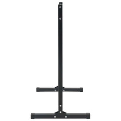 vidaXL Dip Station 2 pcs Black 55 x 90 x 104.5 cm Powder-Coated Steel 4