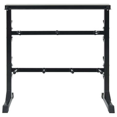 vidaXL Dumbbell Rack Black 99 x 45 x 95.5 cm Powder-Coated Steel 3