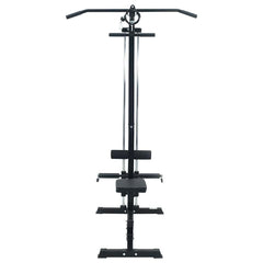 vidaXL Lat Pulldown Machine Manual Black 110 x 70 x 187 cm 3